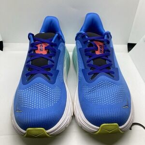 Hoka One One Sneakers Men 12D Arahi 7 Running Shoes Blue White Athletic Trainers